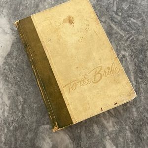 Vintage 1962 To the Bride Book
